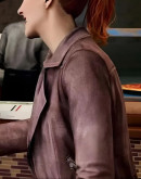 Spider-Man (Kirsten Dunst) Mary Jane Brown Leather Jacket