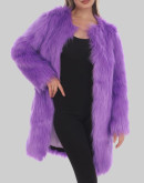 Taylor Swift Purple Fur Coat