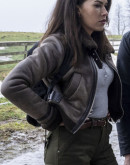 Tracker Billie Matalon (Sofia Pernas) Shearling Leather Jacket