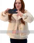 Falling for Christmas Lindsay Lohan Green Cotton Jacket