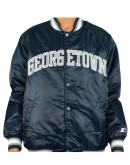 Men's Blue Georgetown Hoyas Bomber Jacket