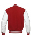 Men's Bomber Harvard Red and White Jacket