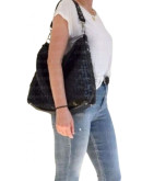 Beth Dutton Studded Woven Leather Bag