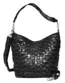 Beth Dutton Studded Woven Leather Bag