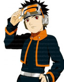 Naruto Uchiha Obito Cropped Jacket