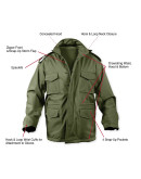 US Army M65 Marine Corps Navy Military Jacket