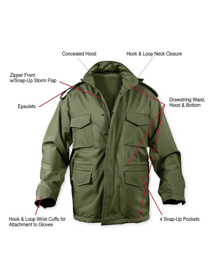 ジャケット・アウター US ARMY M65 Authentic US military M-65 field jacket made in the USA