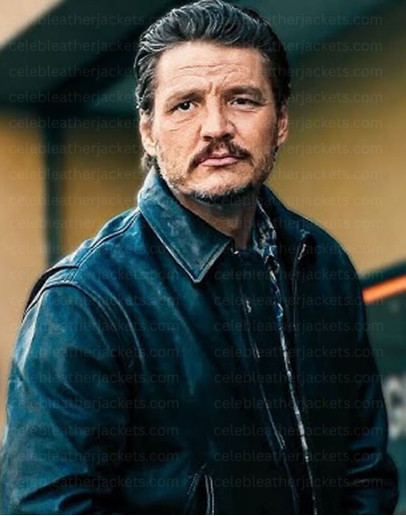 Pedro Pascal Freaky Tales 2025 Black Leather Jacket