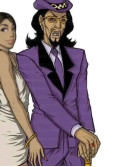 A Pimp Named Slickback Purple Costume