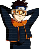Naruto Uchiha Obito Cropped Jacket