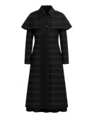 Jenna Ortega Wednesday Season 2 Black Wool Coat