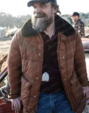 Stranger Things S05 Jim Hopper Shearling Jacket