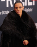 Bianca Censori Grammys 2025 Black Fur Coat Outfit