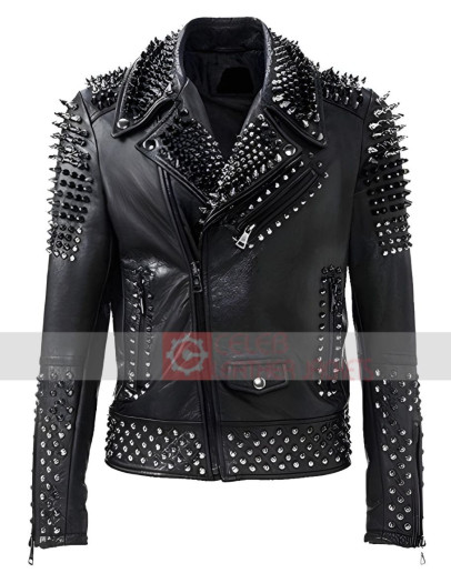 Punk Rock Silver Studded Jacket Punk Rock Silver Studded Jacket