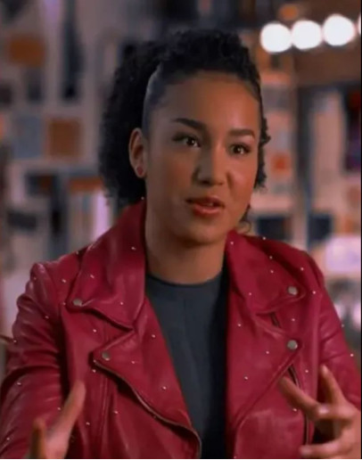 Gina Porter High School Musical Pink Leather Jacket