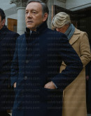 Kevin Spacey House of Cards Black Wool Coat