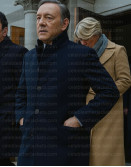 Kevin Spacey House of Cards Black Wool Coat
