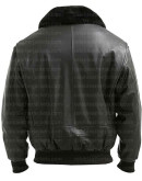 Trigger Kim Young-Kwang Black Bomber Leather Jacket