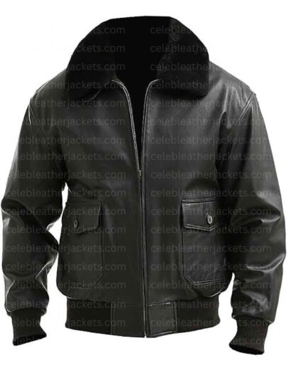 Trigger Kim Young-Kwang Black Bomber Leather Jacket