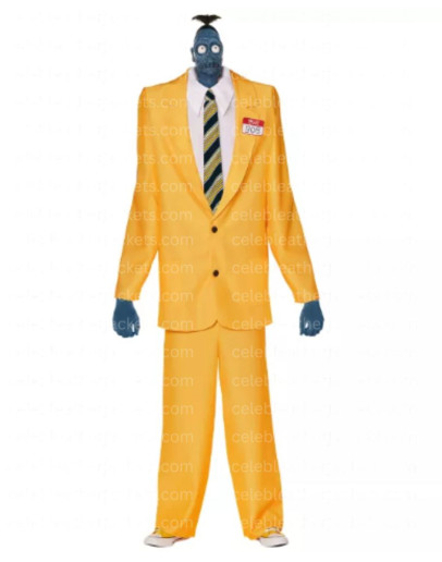 Beetlejuice Bob The Shrinker Head Yellow Costume