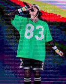 Billie Eilish Green 83 Jersey