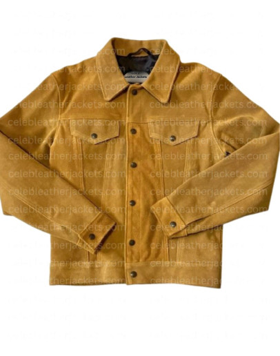 Sonny Hayes F1 The Movie (Brad Pitt) Suede Leather Jacket