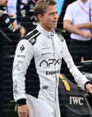 Brad Pitt F1 2025 Sonny Hayes White Jacket