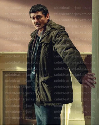 Dept. Q S01 Alexej Manvelov Green Hooded Jacket 