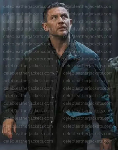 Tom Hardy MobLand Black Cotton Jacket