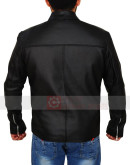 The Vampire Diaries Damon Salvatore (Ian Somerhalder) Black Leather Jacket