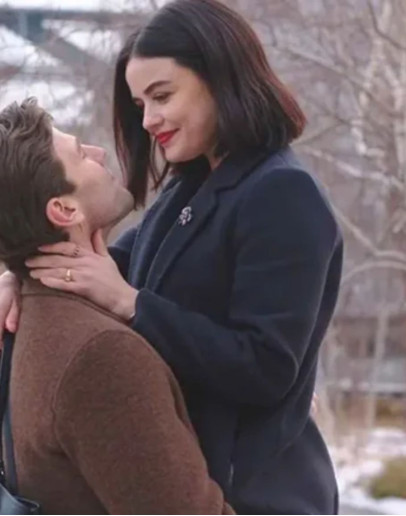 The Hating Game Lucy Hale (Lucy Hutton) Black Coat