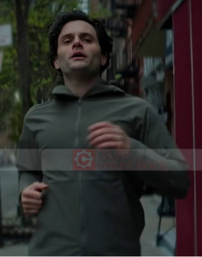 You S05 Penn Badgley Running Hood Jacket
