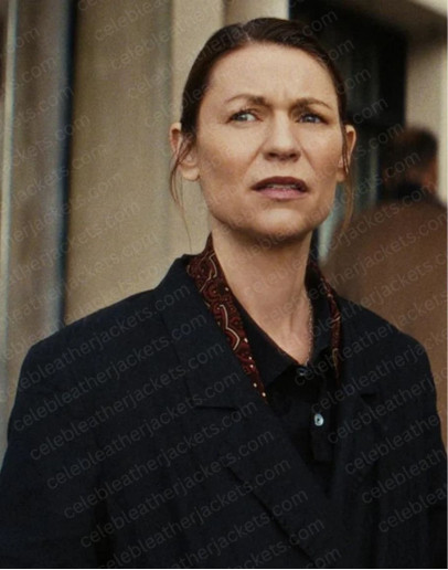 Claire Danes The Beast in Me S01 Black Coat
