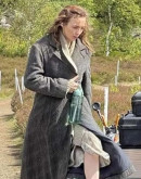 28 Years Later (2025) Jodie Comer Grey Coat