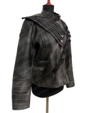 The 100 Marie Avgeropoulos Distressed Leather Jacket