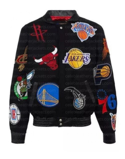 NBA Collage Patch Jacket
