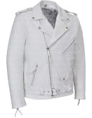 Brando White Vintage Leather Jacket Brando White Vintage Leather Jacket