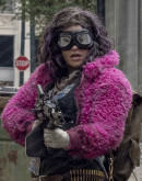 The Walking Dead S10 Paola Lázaro Pink Jacket