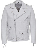 Brando White Vintage Leather Jacket Brando White Vintage Leather Jacket