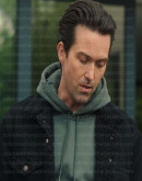 Fool Me Once 2024 Emmett J Scanlan Black Shearling Jacket