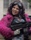 The Walking Dead S10 Paola Lázaro Pink Jacket