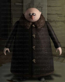 The Addams Family 2 Uncle Fester Trench Coat