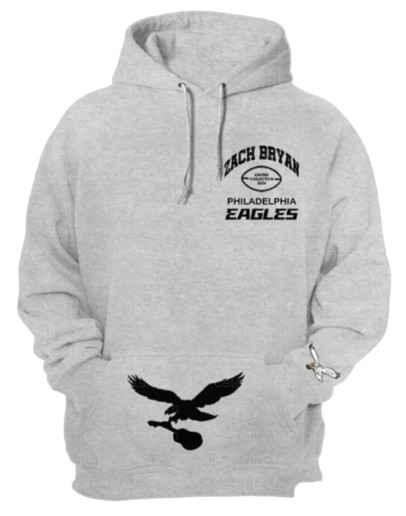 Zach Bryan Philadelphia Eagles Hoodie