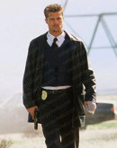 Se7en Brad Pitt (David Mills) Trench Leather Coat