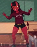 Meru the Succubus Canada Hoodie