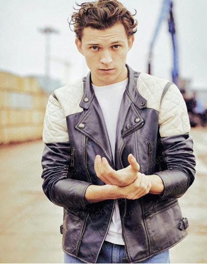 Tom Holland Leather Jacket Tom Holland Leather Jacket