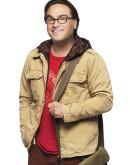 The Big Bang Theory Johnny Galecki Brown Cotton Jacket