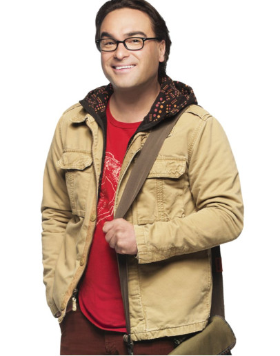 The Big Bang Theory Johnny Galecki Brown Cotton Jacket