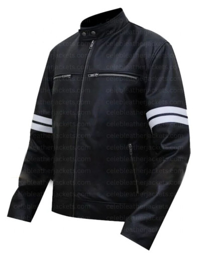 Fast And Furious 7 Paul Walker Black Leather Jacket  