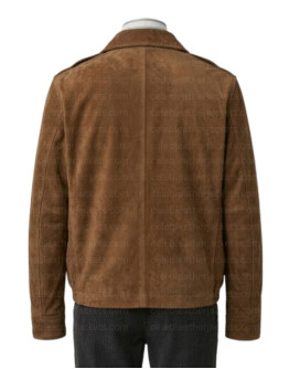 Succession Alan Ruck (Connor Roy) Suede Leather Jacket
